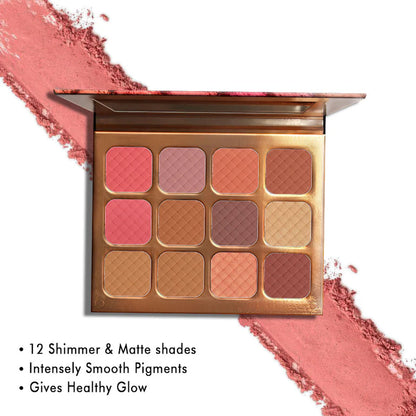 Character Majestic Blush Palette - Mbp001 - 35 gm