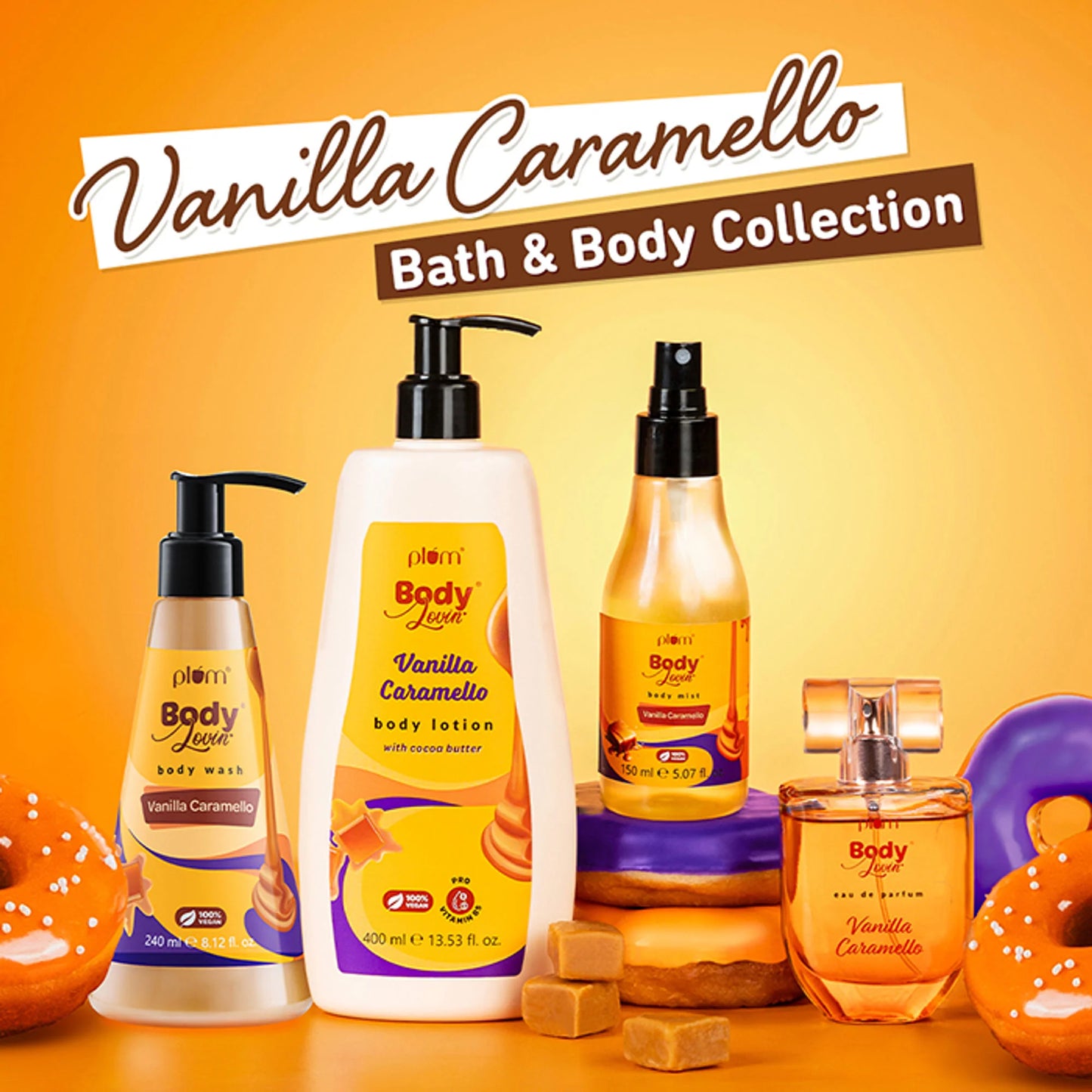 Plum Body Lovin Vanilla Caramello Body Wash - 240 ml