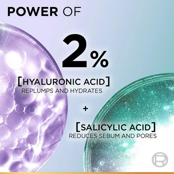 L’Oréal Paris Revitalift Hyaluronic Acid Oil Control Serum 2% Hyaluronic Salicylic Acid, Shine Free - 15 ml