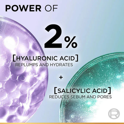 L’Oréal Paris Revitalift Hyaluronic Acid Oil Control Serum 2% Hyaluronic Salicylic Acid, Shine Free - 15 ml