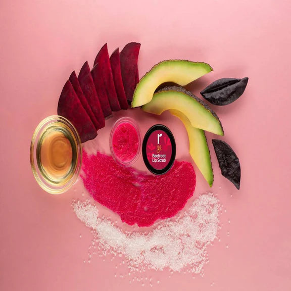 Rivona Naturals Beetroot Lip Scrub - 8 gm