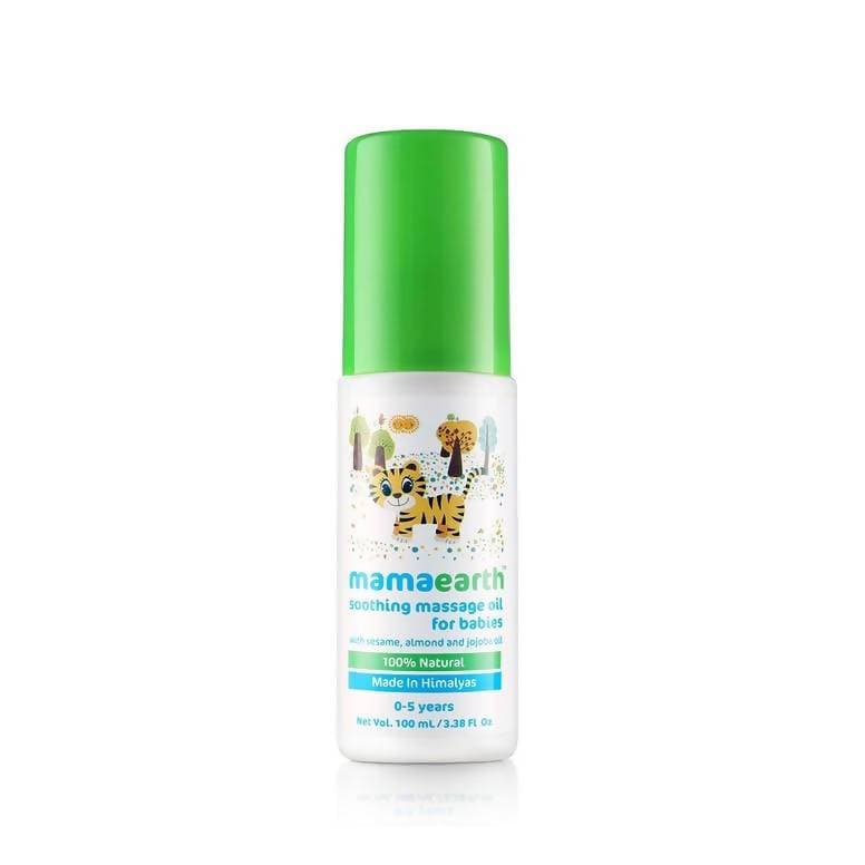 Mamaearth Soothing Massage Oil For Babies With Sesame, Almond & Jojoba Oil