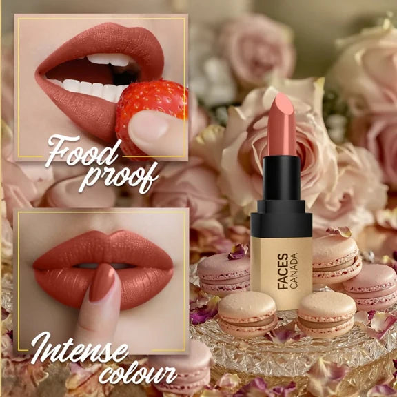 Faces Canada Comfy Matte Velvet Touch Lipstick - Rose Macaron 09 - 4.2 gm
