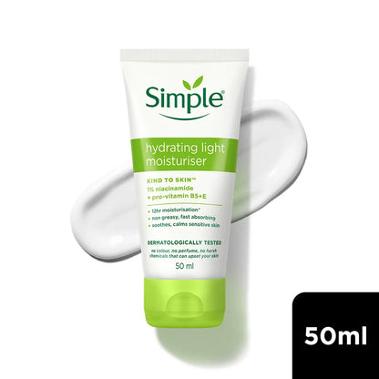 Simple Hydrating Light Moisturiser, 50ml