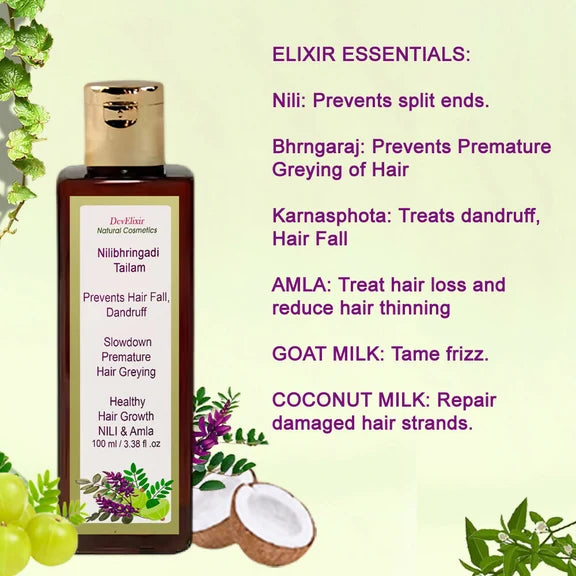 DevElixir Neeli Bhringadi Hair Oil - 100 ml