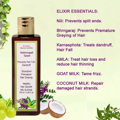 DevElixir Neeli Bhringadi Hair Oil - 100 ml
