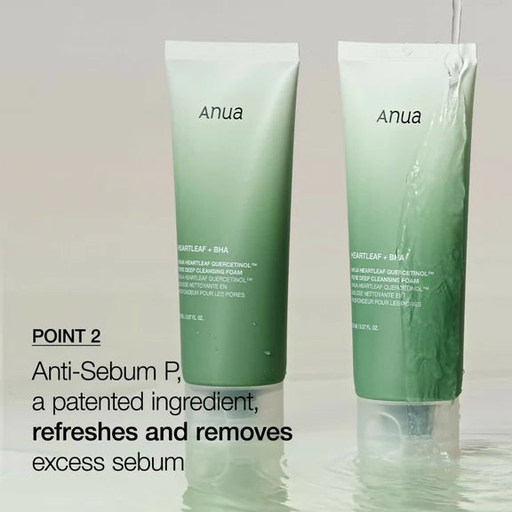 Anua Heartlef Quercetinol Pore Deep Cleansing Foam - Korean Skincare - 150 ml