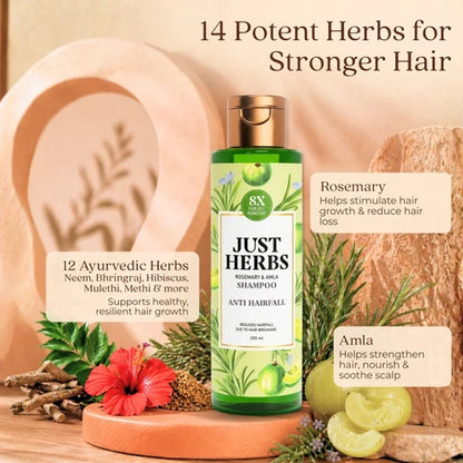Anti Hairfall Shampoo | Rosemary, Amla & 12 Herbs