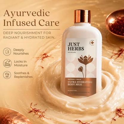 Ultra Hydrating Body Milk with Saffron and Malai