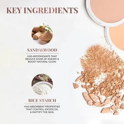 Compact Powder with Sandalwood & Rice Starch