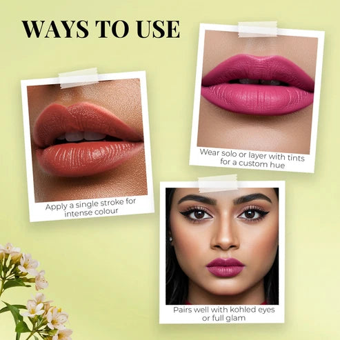 Herb Enriched Matte Liquid Lipstick Kit- Set of 5