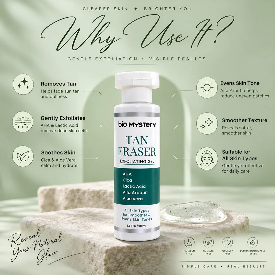 Tan Eraser Exfoliating Gel