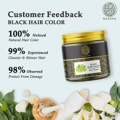 Buddha Natural Black Hair Color - 50 gm