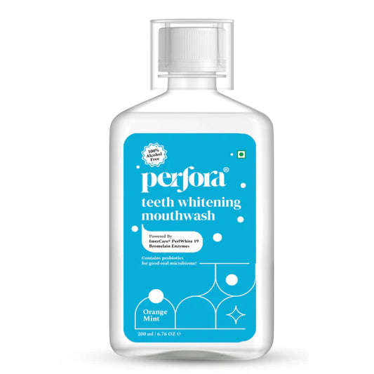 Perfora Teeth Whitening Mouthwash - Orange Mint - 200 ml