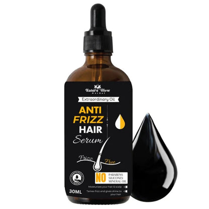 Nature Glow Herbal Anti Frizz Hair Serum - 30 ml