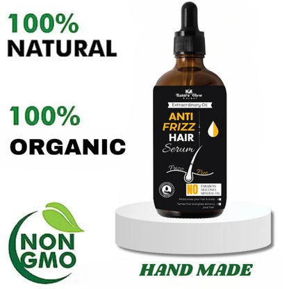 Nature Glow Herbal Anti Frizz Hair Serum - 30 ml