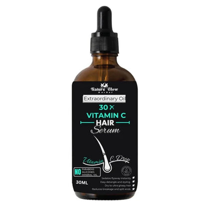 Nature Glow Herbal 30X Vitamin C Drop Hair Serum - 30 ml