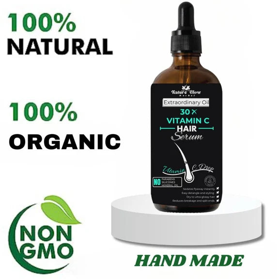 Nature Glow Herbal 30X Vitamin C Drop Hair Serum - 30 ml
