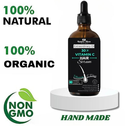 Nature Glow Herbal 30X Vitamin C Drop Hair Serum - 30 ml