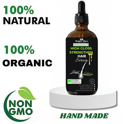 Nature Glow Herbal High Gloss Strengthen Hair Serum - 30 ml