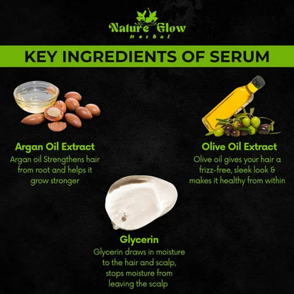 Nature Glow Herbal High Gloss Strengthen Hair Serum - 30 ml