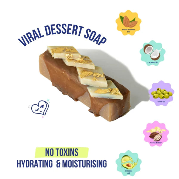 The Sass Bar Kaju Katli Barfi Soap - 120 gm