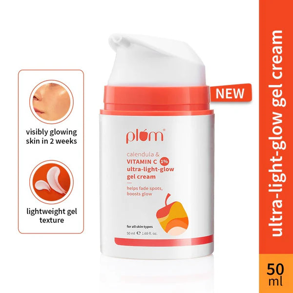 Plum 1% Vitamin C Ultra-Light-Glow Boosting Gel Cream - 50 ml