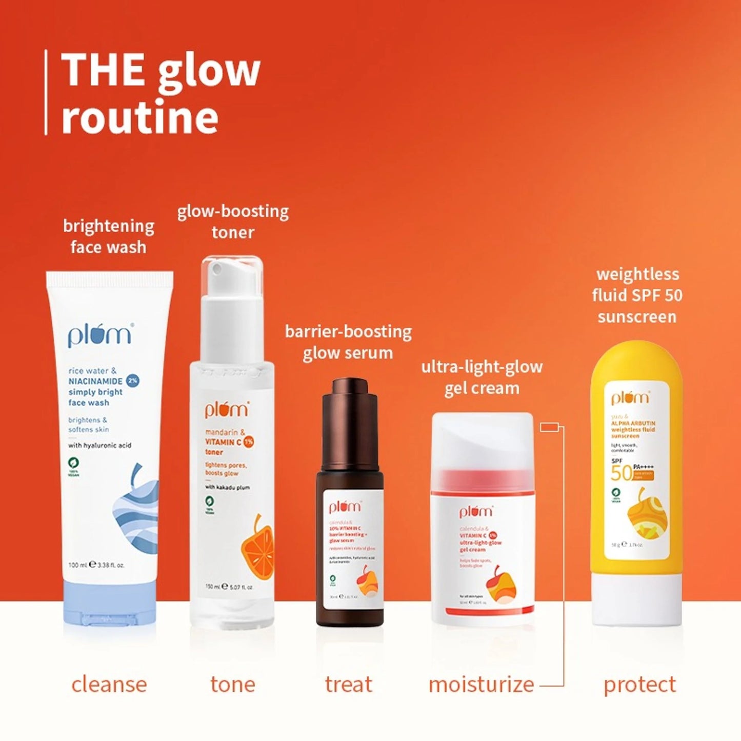 Plum 1% Vitamin C Ultra-Light-Glow Boosting Gel Cream - 50 ml