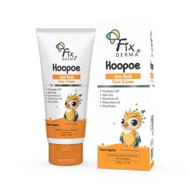 Fixderma Hoopoe Baby Anti-Rash Face Cream - 50 gm