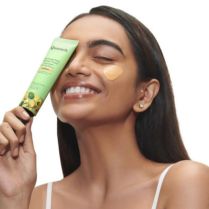 Quench Vitamin E Tinted SPF 50 Sunscreen PA+++ with both Mineral & Chemical Actives (Medium) - 50 ml