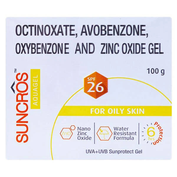 Suncros Aquagel SPF-26 PA +++ - 100 gm