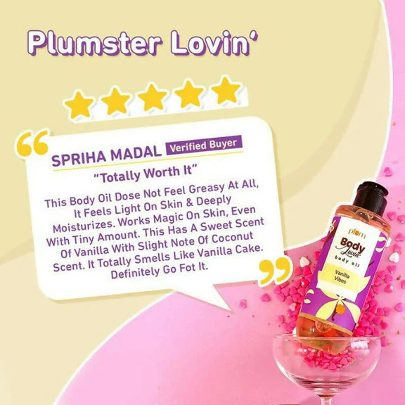 Plum BodyLovin' Vanilla Vibes Body Oil - 200 ml