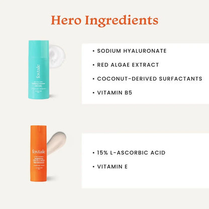Foxtale CSMS (Cleanser, Serum, Moisturizer, Sunscreen) Flawless Skin