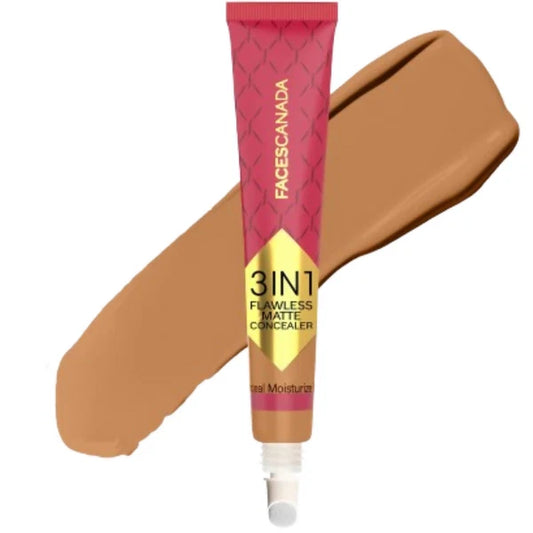 Faces Canada 3 in 1 Flawless Matte Concealer & Colour Correctors - Beige - 15 gm