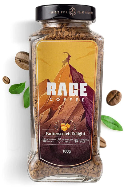 Rage Coffee Butterscotch Delight Instant Coffee - 50 gm