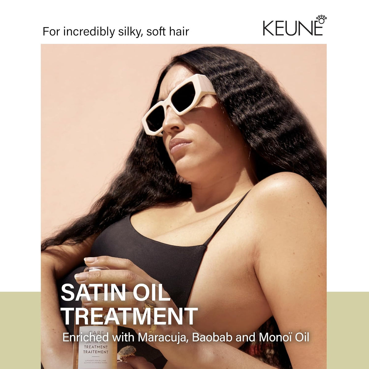 Keune Care Satin Oil Treatment 3.2 oz luminosity for dull hair