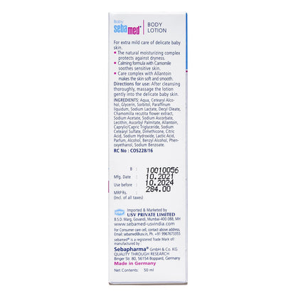 Sebamed Baby Body Lotion|pH 5.5|Vegan