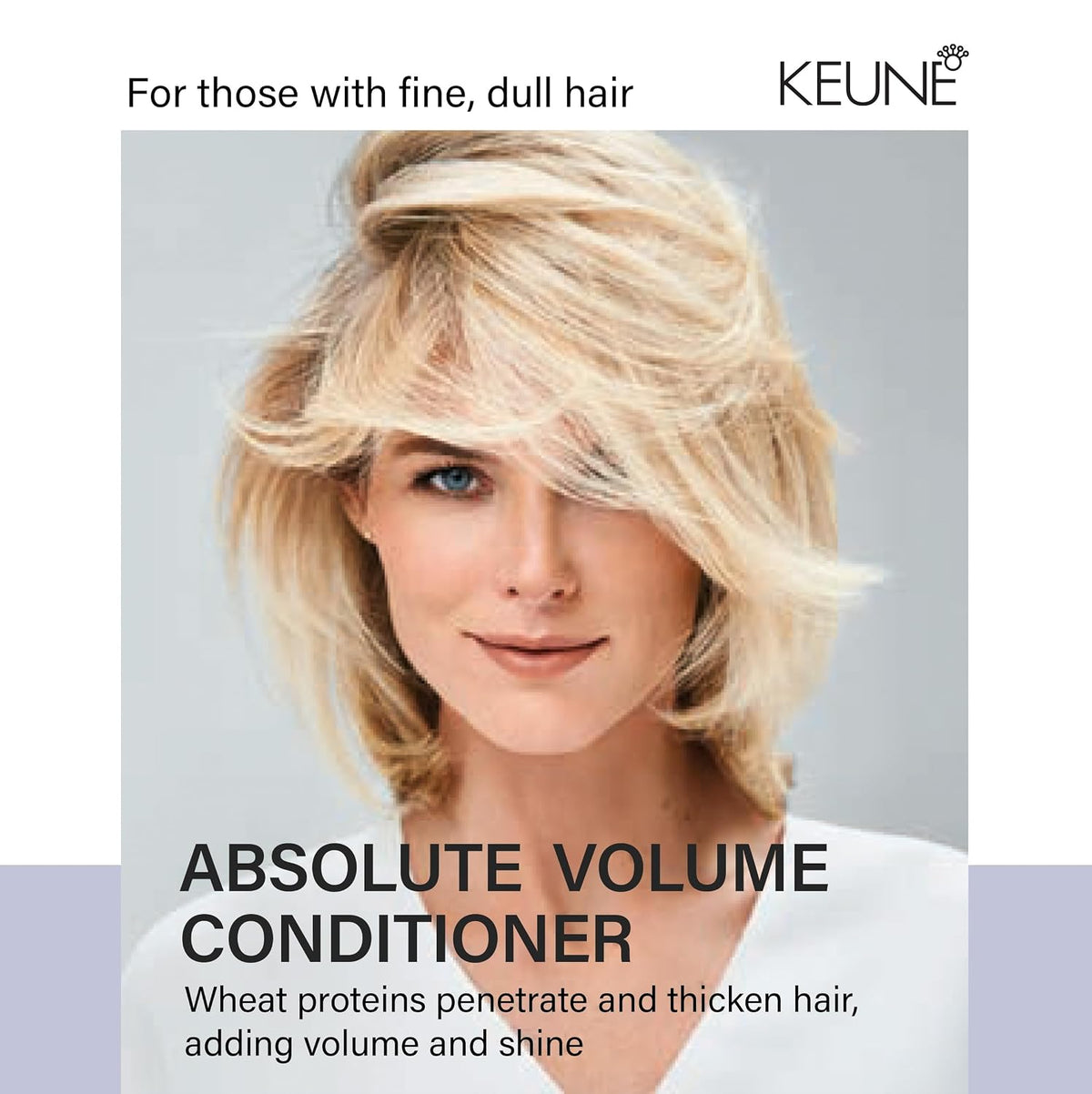 Keune Care Unscented Absolute Volume Conditioner For All Hair Types, 8.5 Oz, 1 Count
