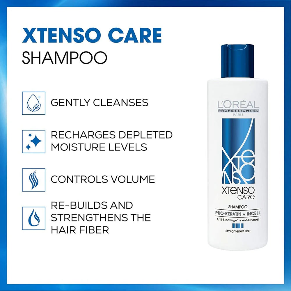 L'Oreal Professional Paris Xtenso Care Shampoo and Masque -250 ml + 196 gm