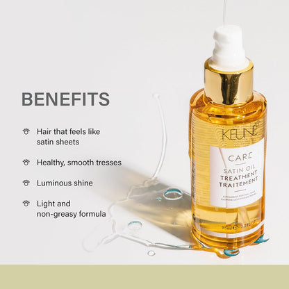 Keune Care Satin Oil Treatment 3.2 oz luminosity for dull hair