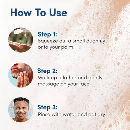 Man Matters Clear 2% Salicylic Acid Face Wash for Men, Paraben & SLS Free