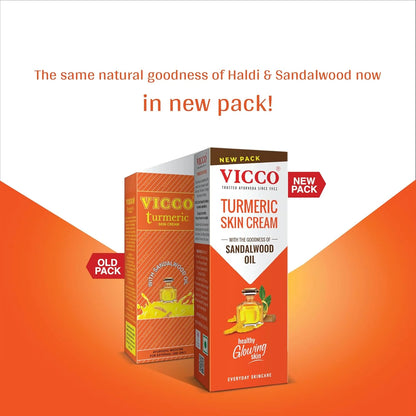 Vicco Turmeric Skin Cream - Pack of 1 - 30 gm