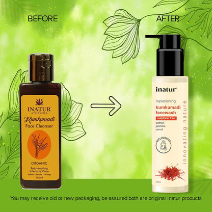 Inatur Kumkumadi Face Cleanser - 100 ml