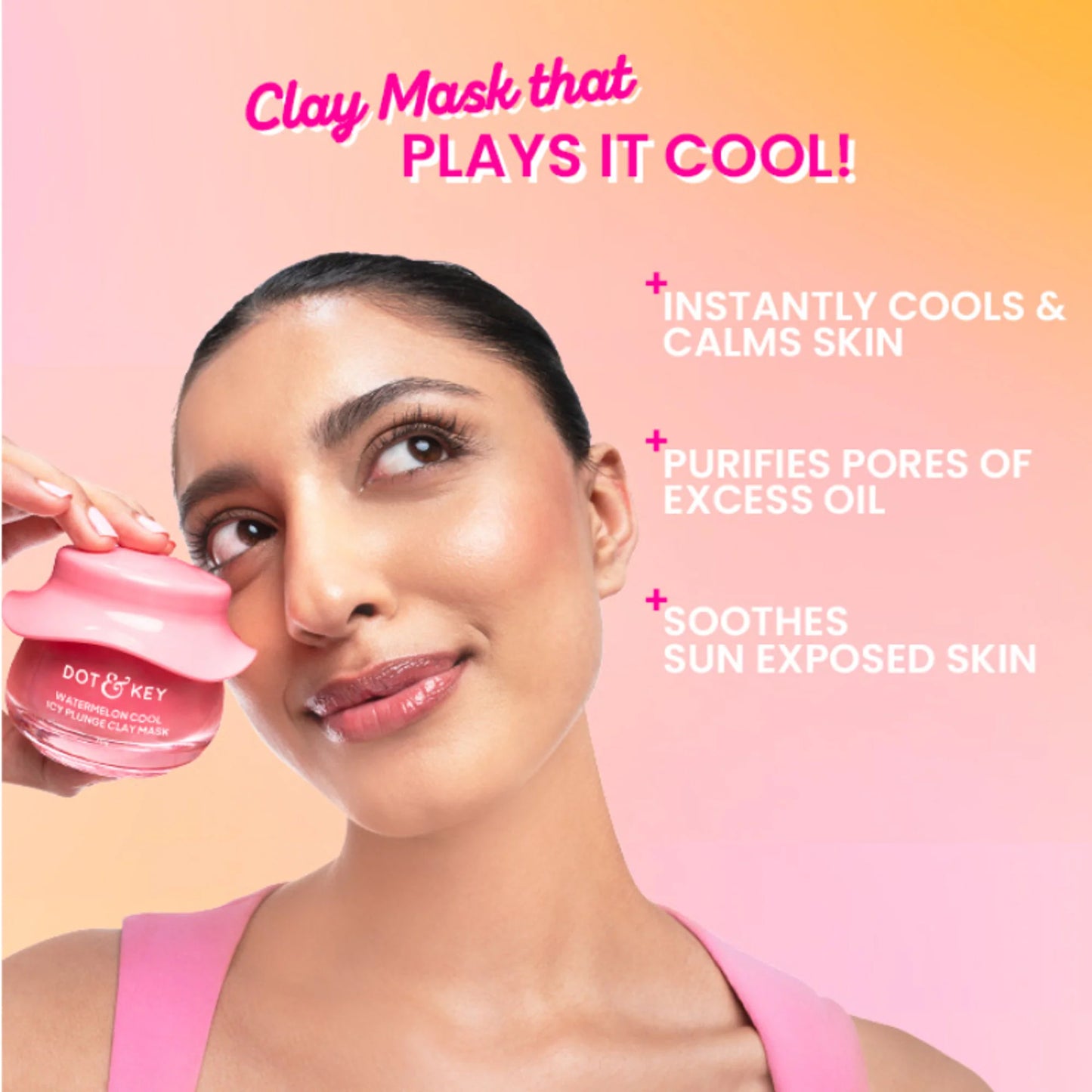 Dot & Key Watermelon Cool Icy Plunge Clay Mask - 70 gm