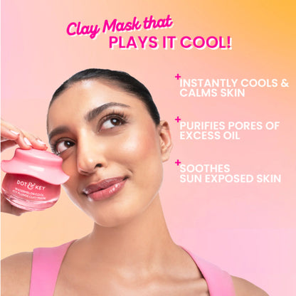 Dot & Key Watermelon Cool Icy Plunge Clay Mask - 70 gm