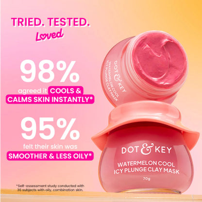 Dot & Key Watermelon Cool Icy Plunge Clay Mask - 70 gm