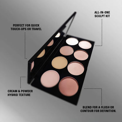 Makeup Revolution Ultra Contour Palette - 12.8 gm