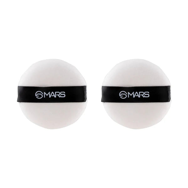 MARS Cosmetics Puffect Powder Puff with Strap - Pack of 2 - set of 2