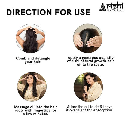 Rishi Natural Growth Hair Oil - 150 ml