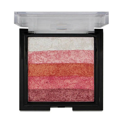 Fashion Colour Shimmer Brick & Blusher 2 in 1 Glow Bronzer Powder-Shade 01 (Medium To Fair) - Shade 01